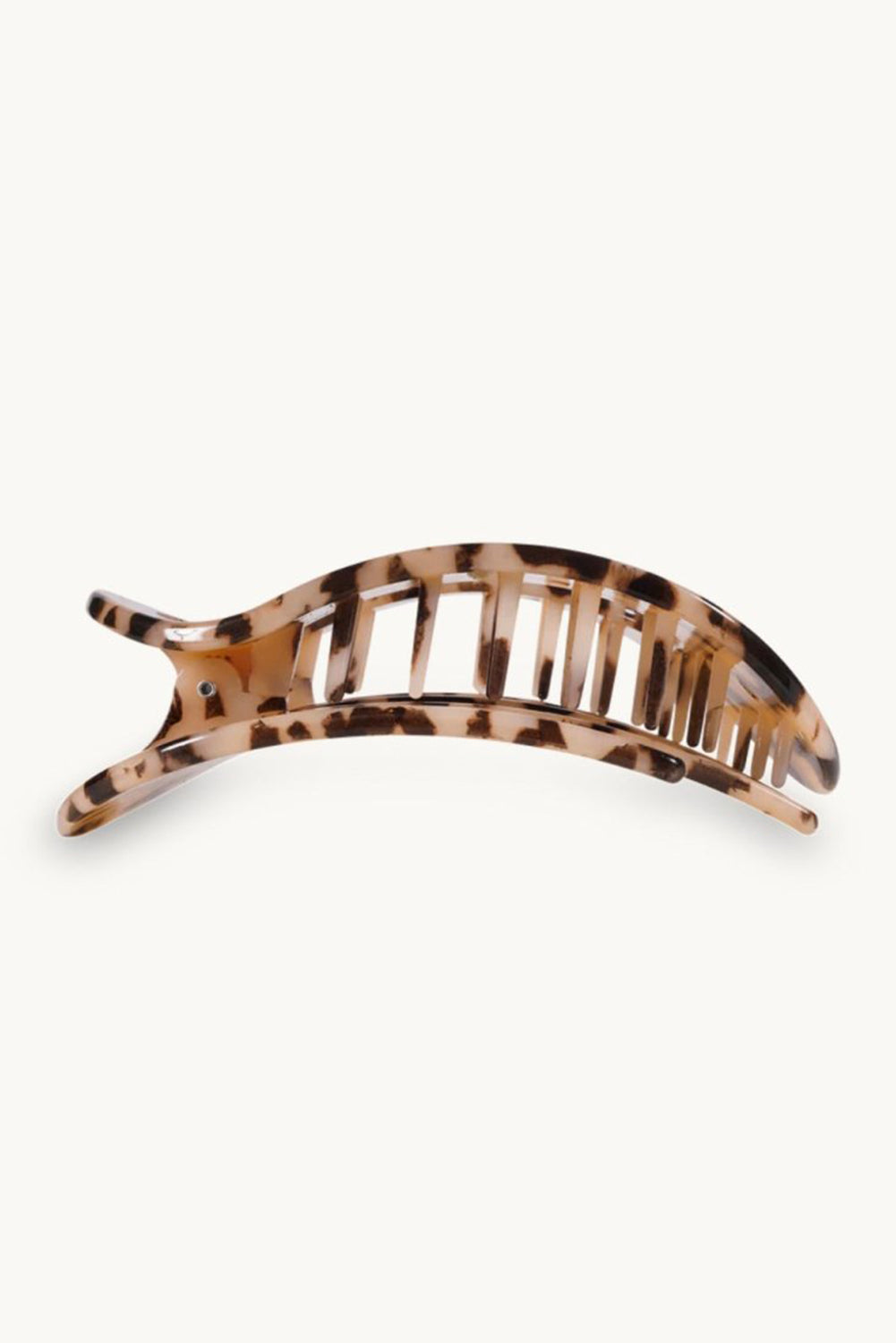 Brown Leopard Print Acrylic Hair Claw